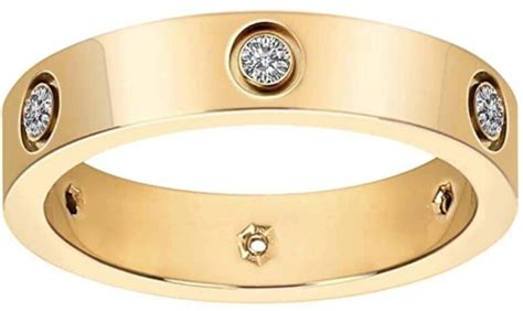 cartier love ring dupe silver|cartier love ring knockoff.